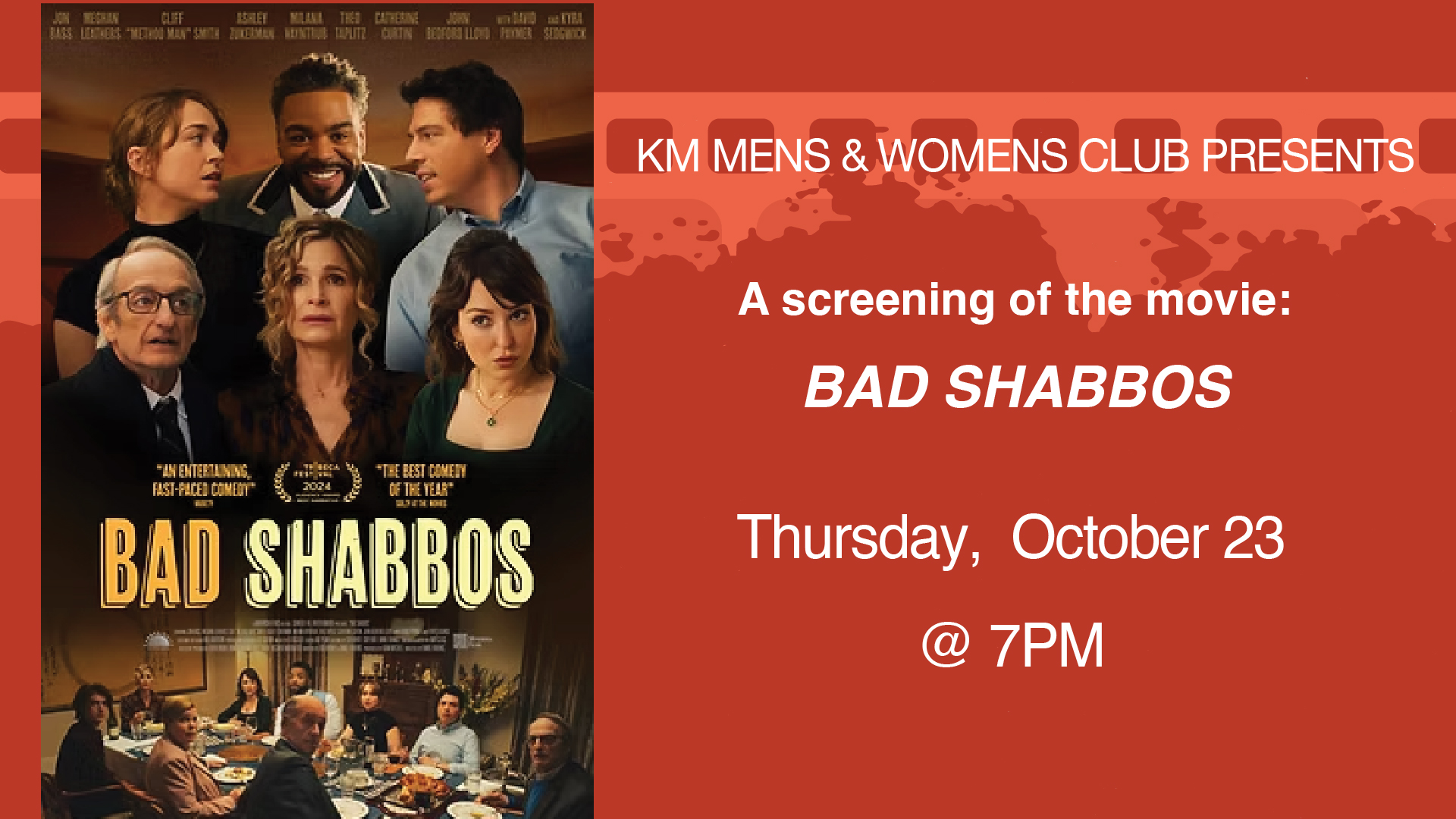 Film Screening: “BAD SHABBOS”
